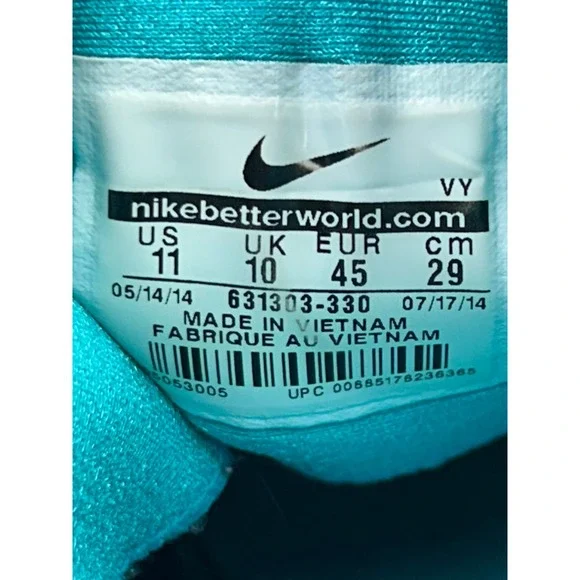 Nike SB Stefan Janoski Max Hyper Jade Volt Mens 11 Skate Shoes 631303-330 - Picture 13 of 15